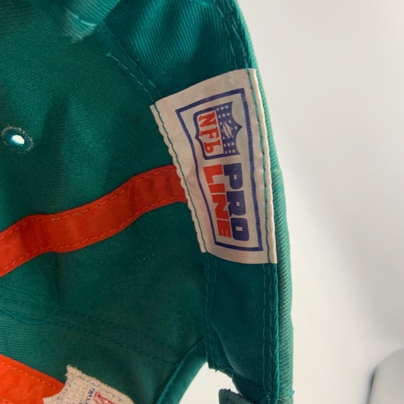 Vintage 90s Sports Specialties Miami Dolphins Retro NFL Pro Line Hat Autographed - Picture 14 of 16
